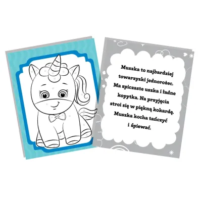 Moje jednoro�ce. Ulubione kolorowanki 2. Jednoro�ce w krainie barw