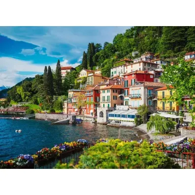 Puzzle 500 el. Jezioro Como, W�ochy Ravensburger