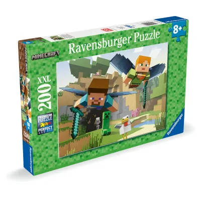 Puzzle dla dzieci 200 el. XXL Minecraft Ravensburger