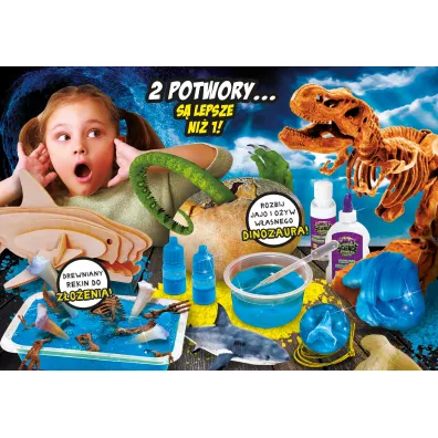 Crazy Science Rekiny i dinozaury Lisciani