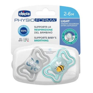 Chicco Smoczek uspokajaj�cy PhysioForma Light nieb 2-6m