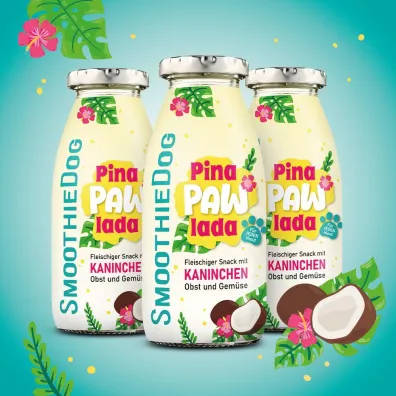 SmoothieDog Smoothie Dog Pina Paw Lada - krlik z warzywami i owocami 250 g