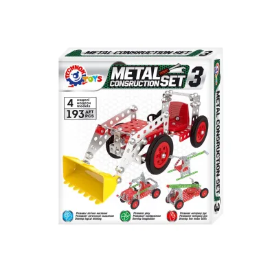 Konstruktor metalowy 193el Technok