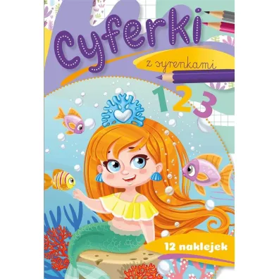 Ksi��ka edu. B5 Cyferki z syrenkami  Naklejki SKRZAT 072204 SK