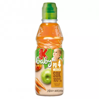Kubu Baby Sok 100% po 4 miesicu jabko-marchew 300 ml