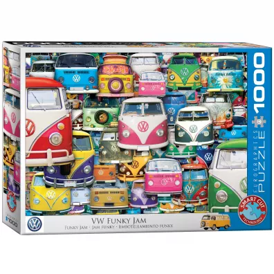 Puzzle 1000 el. Autobusy Eurographics