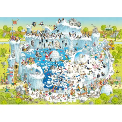 Puzzle 1000 el. Funky ZOO Zoo zim� Heye