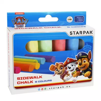 Starpak Kreda chodnikowa 6 kolor�w