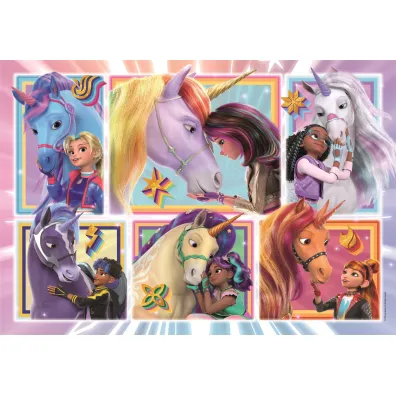Puzzle 104 el. SuperColor. Unicorn Academy Clementoni