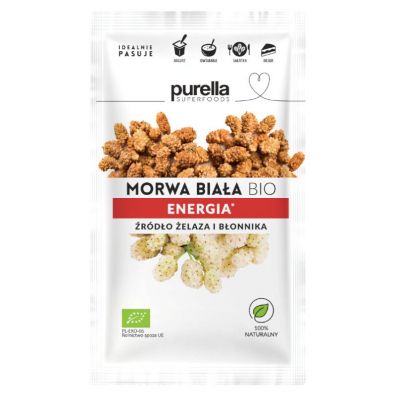 Purella Superfoods Morwa biała owoc - suszona 45 g Bio