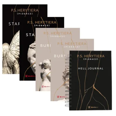 Pakiet: Burn the Hell. Rundy 1-4, Hell Journal - P.S. Herytiera Pizgacz