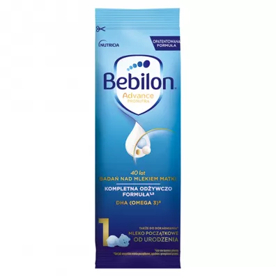 Bebilon 1 Pronutra-Advance Mleko pocztkowe od urodzenia 27.2 g