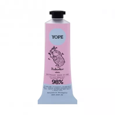 Yope Naturalny krem do r�k Rabarbar i R�a 50 ml