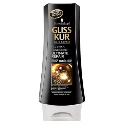 Gliss Kur Ultimate Repair Conditioner regeneruj�ca od�ywka do w�os�w bardzo zniszczonych 200 ml