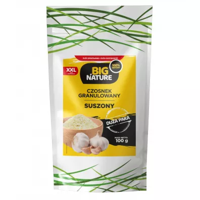 Big Nature Czosnek granulowany suszony 100 g