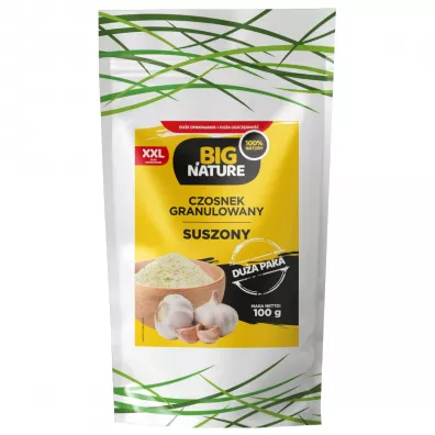 Big Nature Czosnek granulowany suszony 100 g