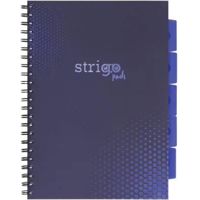 Strigo Ko�ozeszyt Pads B5 Basic granatowy kratka 100 kartek