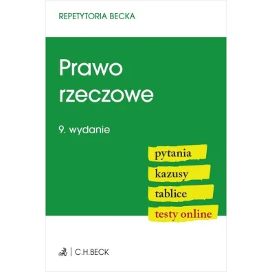 Prawo rzeczowe. Pytania, kazusy, tablice, testy online