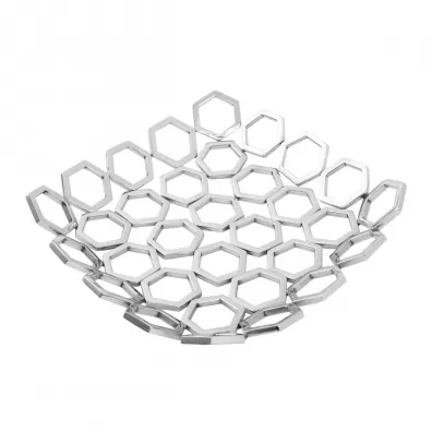 HowHomely Patera kwadratowa ze stali szer. 33 cm