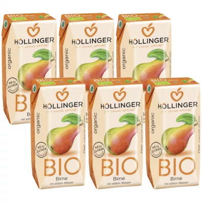 Hollinger Nektar gruszkowy m�tny Zestaw 6 x 200 ml Bio