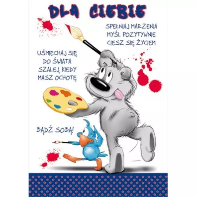 Stamp Karnet Happy B6 + koperta wz�r nr 20
