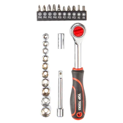 Top Tools Zestaw kluczy nasadowych 1/4" 23 szt.