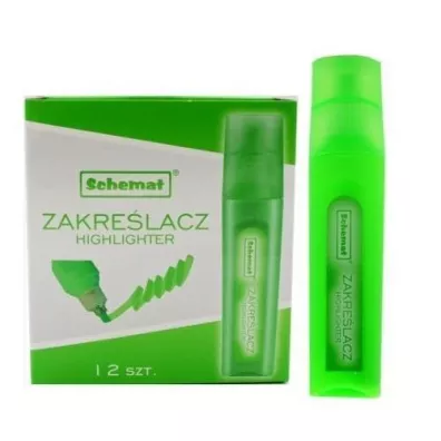 Schemat Zakre�lacz zielony 12 szt.