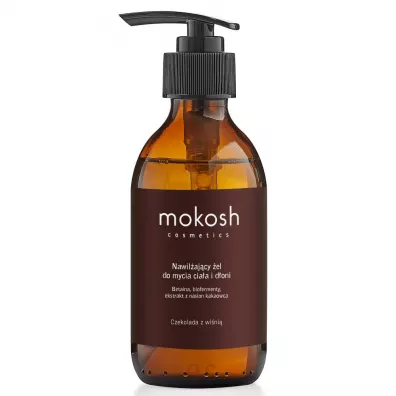 Mokosh Zestaw S�odka chwila przyjemno�ci: balsam do cia�a, �el do cia�a i d�oni Czekolada z wi�ni� 180 ml + 200 ml