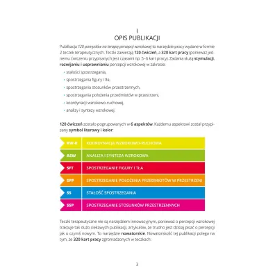 Pakiet 120 pomys��w na terapi� percepcji wzrokowej Stymulowanie, rozwijanie, usprawnianie funkcji wzrokowych