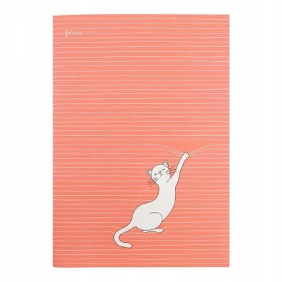 Santoro Notatnik du�y Asking Fur Trouble (Bold Orange)