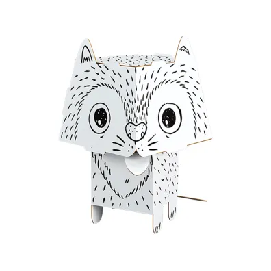 Kolorowanka CubeHead 3D, "Kot", Normal