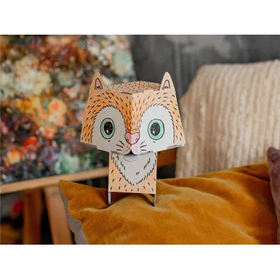 Kolorowanka CubeHead 3D, "Kot", Normal