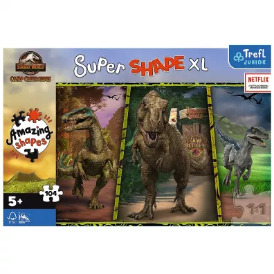 Puzzle 104 el. XL Kolorowe dinozaury Trefl
