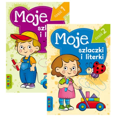 Pakiet Moje szlaczki i literki. Cz 1 i 2 - Lidia Szwabowska