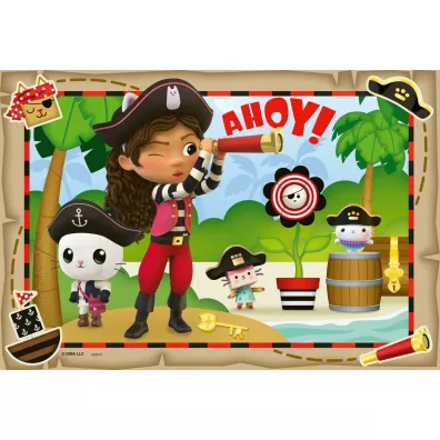 Puzzle dla dzieci 2x24 el. Koci Domek Gabi Ravensburger