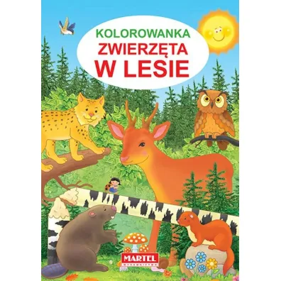 Kolorowanka. Zwierz�ta w lesie - Jaros�aw �ukowski