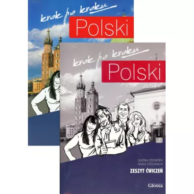 Krok po kroku. Polski A2. Podr�cznik i zeszyt �wicze� do nauki j�zyka polskiego dla obcokrajowc�w - Anna Stelmach, Iwona Stempek