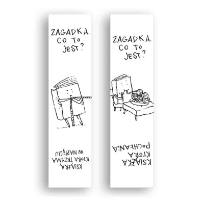 Molom Zak�adka kartonowa - Ksi��ka trzyma w napi�ciu