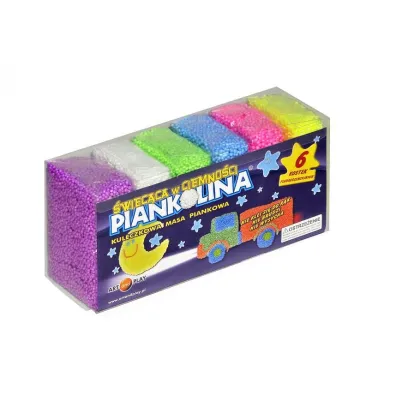 Pianka do modelowania fluorescencyjna 6kolor�w ART&PLAY 10001306 ART AND PLAY