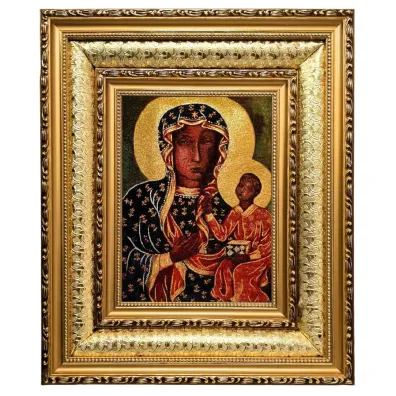 Obraz Haftowany Matka Bo�a Cz�stochowska 38x32cm