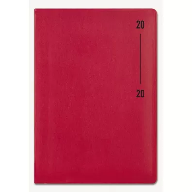 Telegraph Kalendarz 2020 ksi��kowy A5 Note czerwony mat