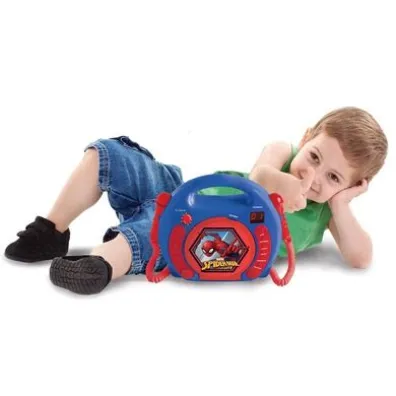 Przeno�ny odtwarzacz CD Spiderman Lexibook RCDK100SP Lexibook-Apollo
