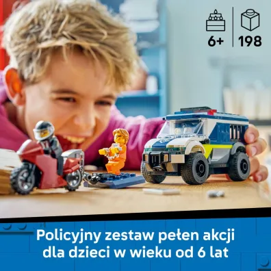 LEGO City Furgonetka policyjnego konwoju wi�ziennego 60479
