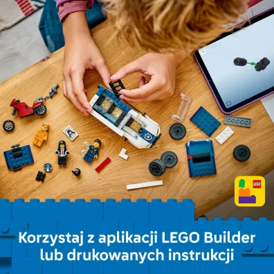 LEGO City Furgonetka policyjnego konwoju wi�ziennego 60479