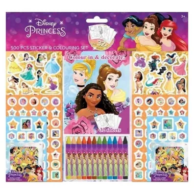 Zestaw do kolorowania i wyklejania Disney