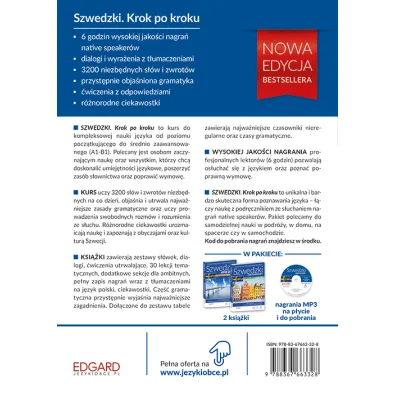Szwedzki krok po kroku. Poziom A1-B1