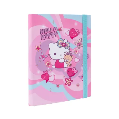 Patio Teczka przestrzenna tekturowa z gumk� A5 Hello Kitty pink wz�r 3