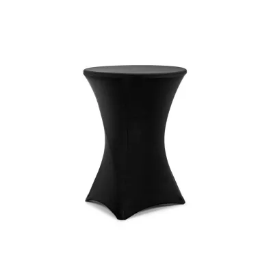 PartyDeco Pokrowiec na st� koktajlowy 80x110cm czarny