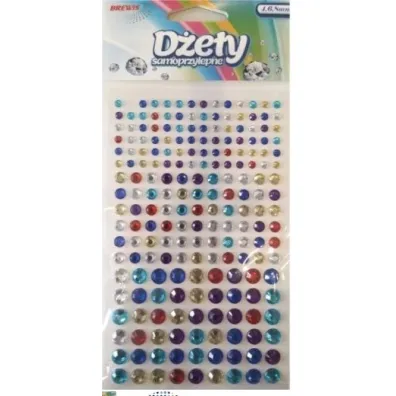 Brewis D�ety samoprzylepne kolorowe 4-8 mm