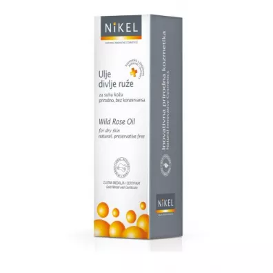 Nikel Olejek z kwiatw dzikiej ry i pelargonii wygadzajcy zmarszczki, naturalny 30 ml